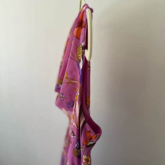 Floral Pink Maxi Dress - Picture 5 of 7